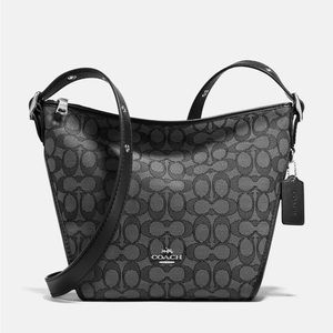 COACH ▪︎ SIGNATURE SMALL DUFFLETTE ▪︎ BLACK SMOKE/BLACK
